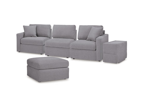 Modmax Granite 4-Piece Sectional And Ottoman