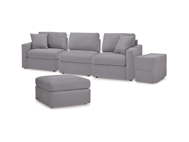 Modmax Granite 4-Piece Sectional And Ottoman