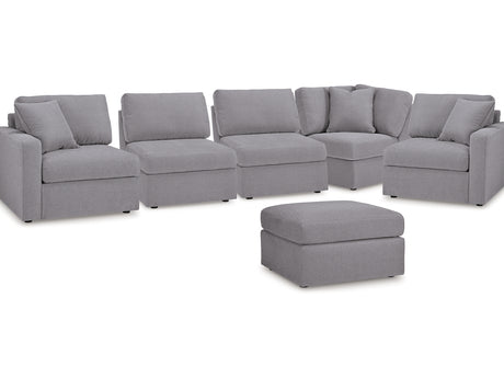 Modmax Granite 5-Piece Sectional And Ottoman