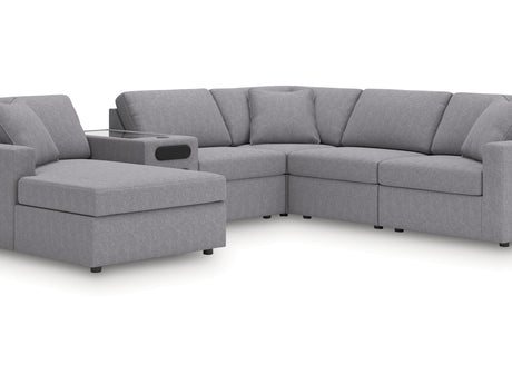 Modmax 6-Piece Sectional with Audio System and Chaise