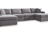 Modmax Granite 4-Piece Double Facing Sectional With Chaise