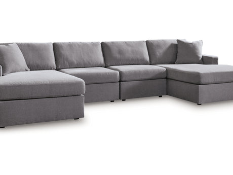Modmax Granite 4-Piece Double Facing Sectional With Chaise
