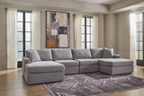 Modmax Granite 4-Piece Double Facing Sectional With Chaise