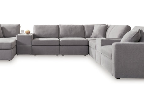 Modmax Granite 8-Piece Left-Arm Facing Sectional With Chaise