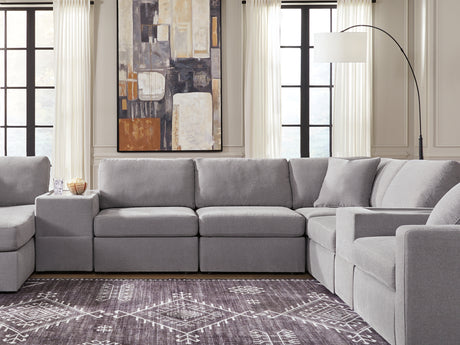 Modmax Granite 8-Piece Left-Arm Facing Sectional With Chaise