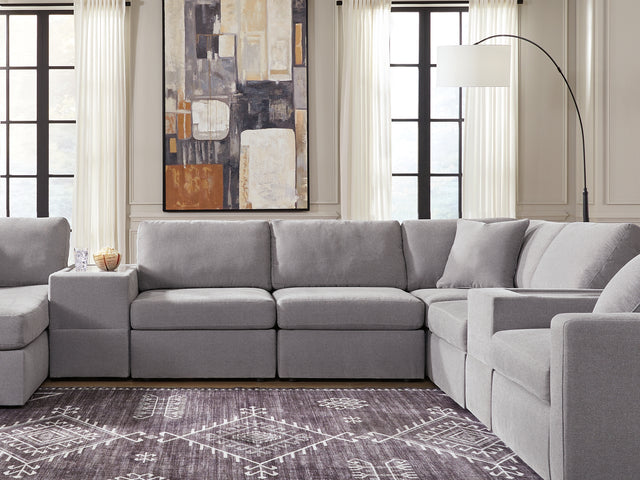 Modmax Granite 8-Piece Left-Arm Facing Sectional With Chaise