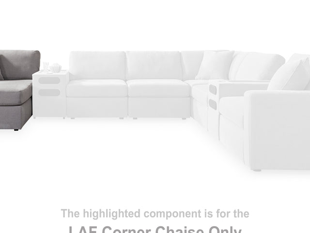 Modmax Granite Left-Arm Facing Corner Chaise