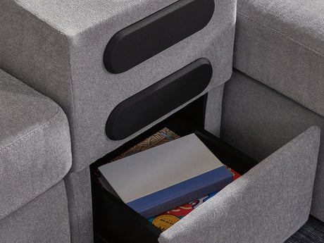 Modmax Granite 4-Piece Sectional And Ottoman