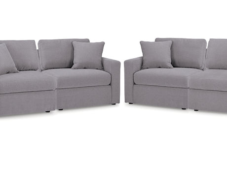 Modmax Granite 3-Piece Sectional Sofa, 2-Piece Loveseat And Swivel Glider Recliner