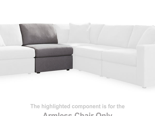 Modmax Granite Armless Chair