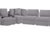 Modmax Granite 5-Piece Sectional And Swivel Glider Recliner