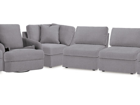 Modmax Granite 5-Piece Sectional And Swivel Glider Recliner
