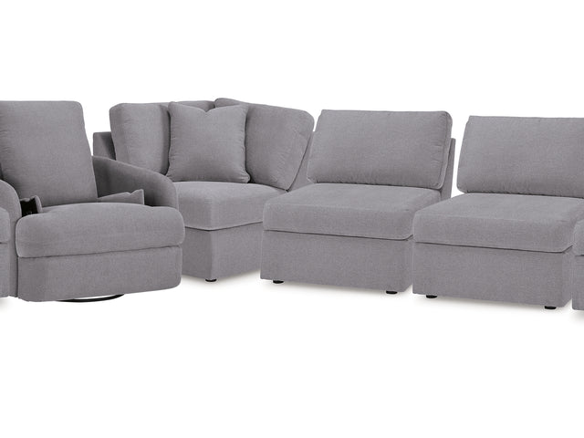 Modmax Granite 5-Piece Sectional And Swivel Glider Recliner