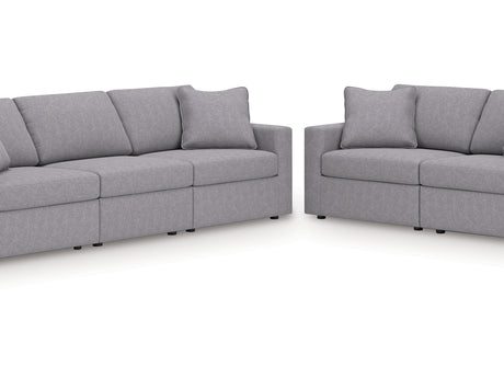 Modmax Granite 3-Piece Sectional Sofa And 2-Piece Loveseat