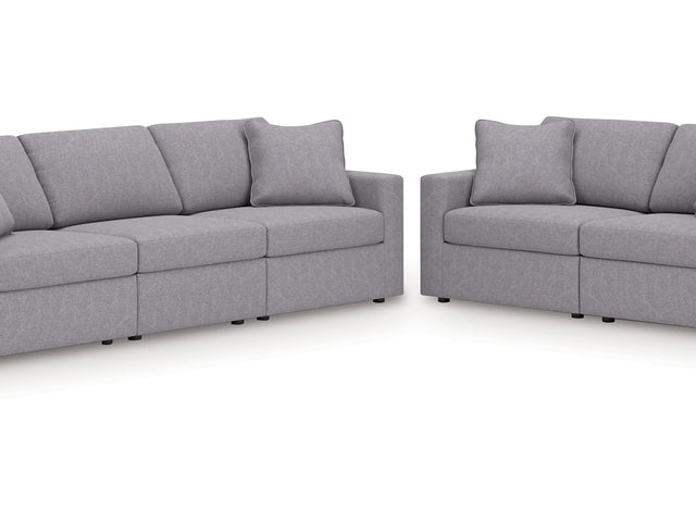 Modmax Granite 3-Piece Sectional Sofa And 2-Piece Loveseat