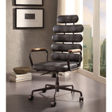 Calan Vintage Black Top Grain Leather Executive Office Chair