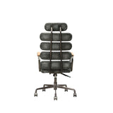 Calan Vintage Black Top Grain Leather Executive Office Chair