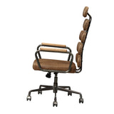 Calan Retro Brown Top Grain Leather Executive Office Chair