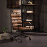 Calan Retro Brown Top Grain Leather Executive Office Chair