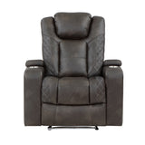 Tabor Dark Brown Power Reclining Chair
