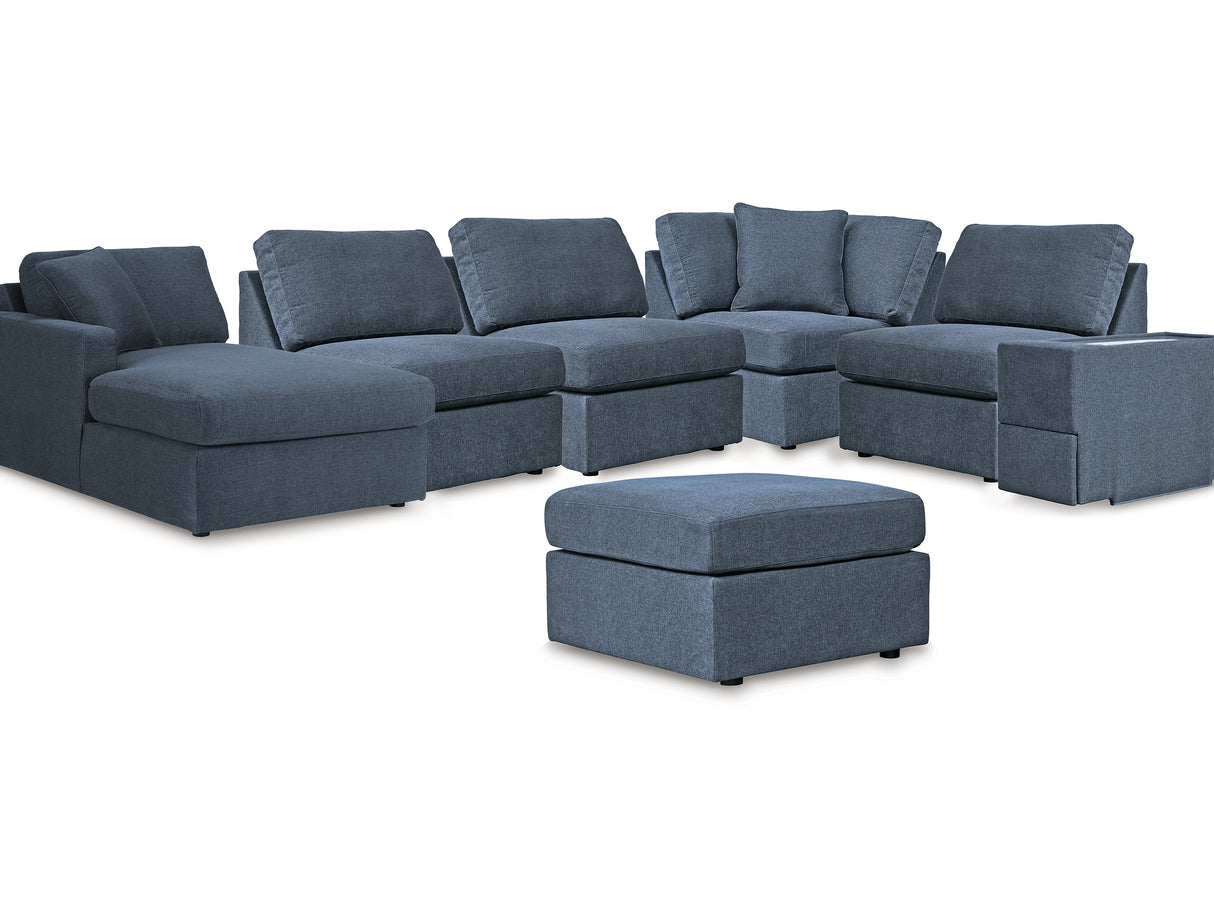 Modmax Ink 6-Piece Left-Arm Facing Sectional With Chaise And Ottoman