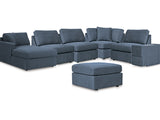 Modmax Ink 6-Piece Left-Arm Facing Sectional With Chaise And Ottoman