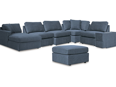 Modmax Ink 6-Piece Left-Arm Facing Sectional With Chaise And Ottoman