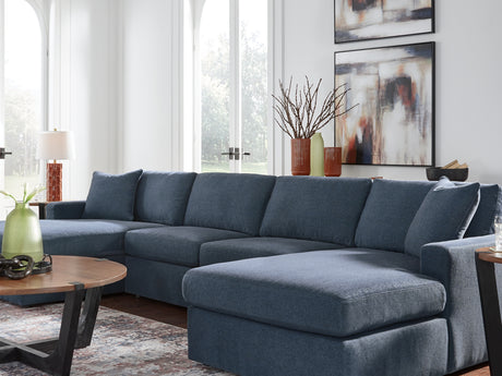 Modmax Ink 4-Piece Double Facing Sectional With Chaise