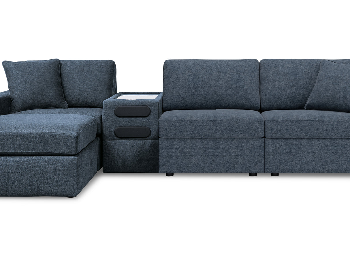 Modmax Ink 4-Piece Sectional And Ottoman