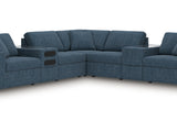 Modmax 7-Piece Balanced Sectional with Audio and Storage Consoles