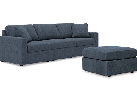 Modmax Ink 3-Piece Sectional And Ottoman