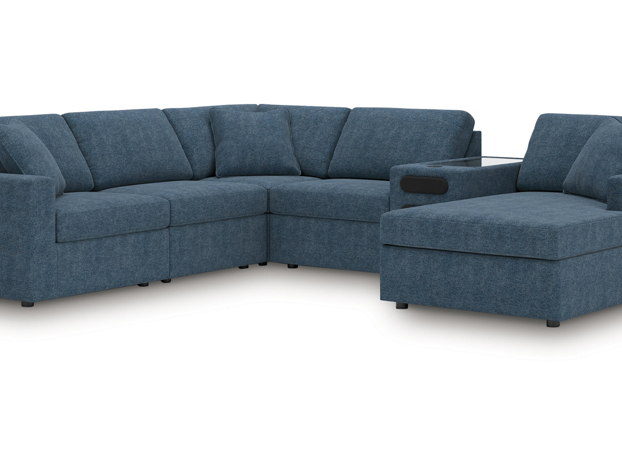 Modmax 6-Piece Sectional with Audio System and Chaise