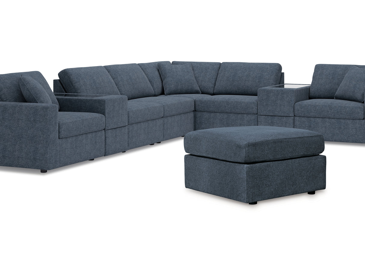 Modmax Ink 8-Piece Sectional And Ottoman