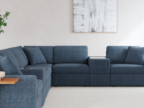 Modmax Ink 8-Piece Sectional And Ottoman