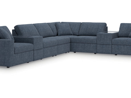 Modmax Ink 8-Piece Sectional And Ottoman