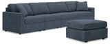 Modmax Ink 4-Piece Sectional And Ottoman