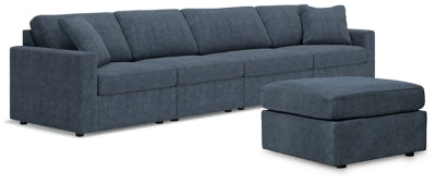 Modmax Ink 4-Piece Sectional And Ottoman