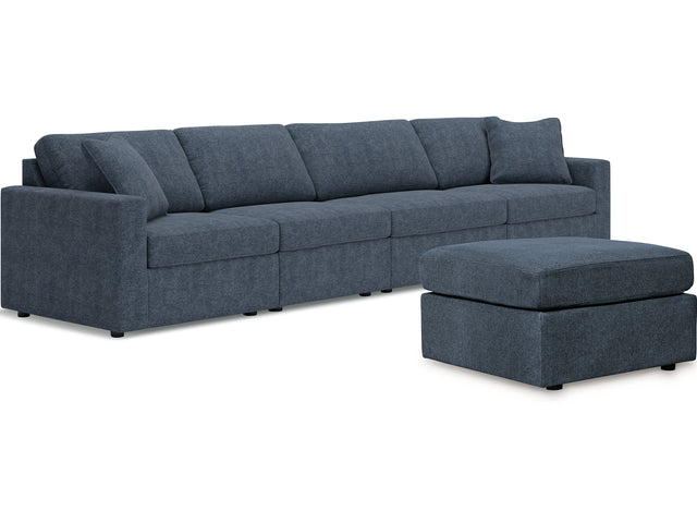 Modmax Ink 4-Piece Sectional And Ottoman