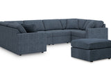 Modmax Ink 6-Piece Sectional And Ottoman
