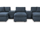 Modmax Ink 5-Piece Sectional And 3 Ottomans