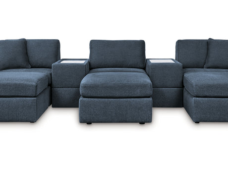 Modmax Ink 5-Piece Sectional And 3 Ottomans