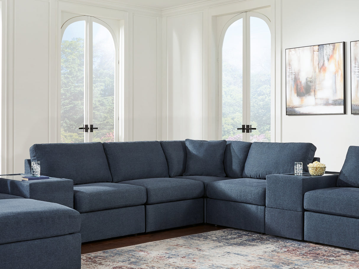 Modmax Ink 8-Piece Sectional And Ottoman