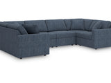 Modmax Ink 6-Piece Sectional And Ottoman