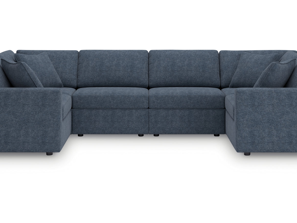 Modmax Ink 6-Piece Sectional And Ottoman