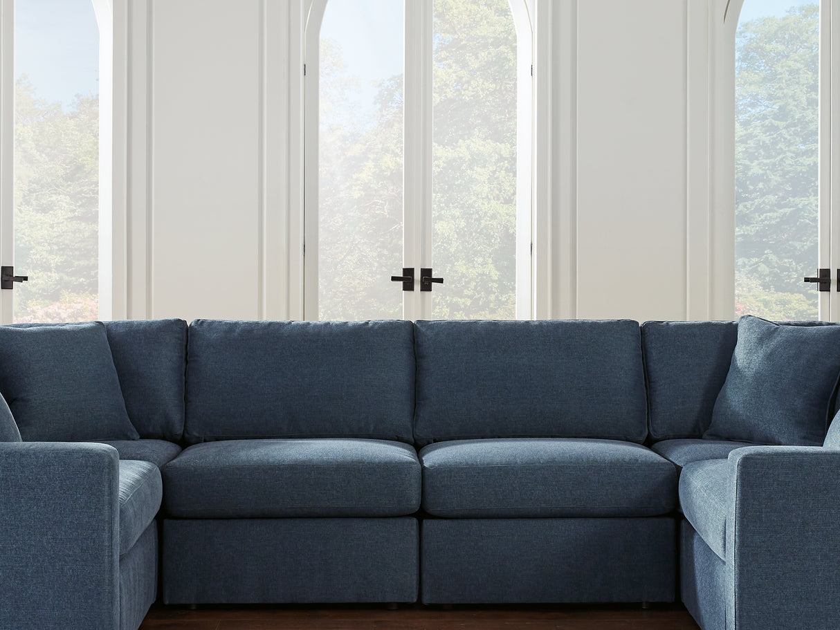 Modmax Ink 6-Piece Sectional And Ottoman