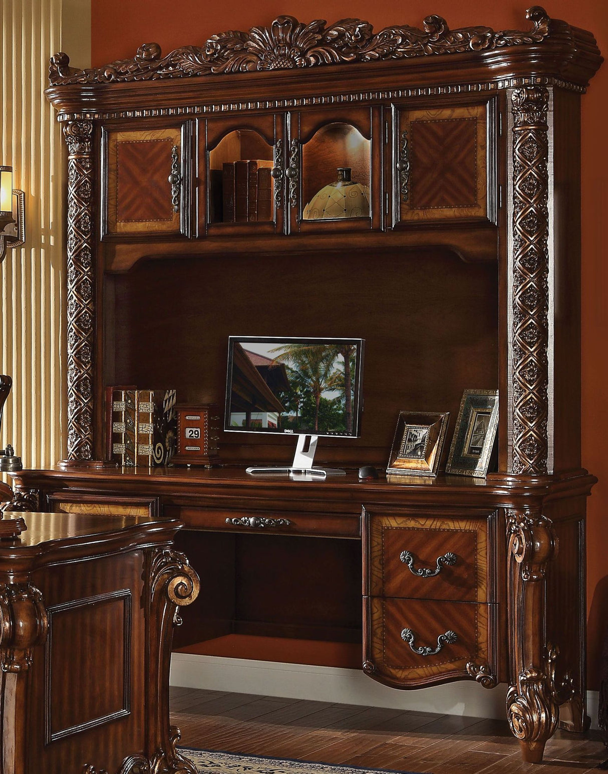 Vendome Cherry Executive Home Office Set