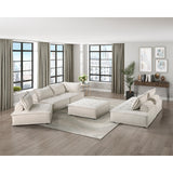 Inman Beige Boucle Modular Accent Chair