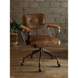 Hallie Vintage Whiskey Top Grain Leather Executive Office Chair