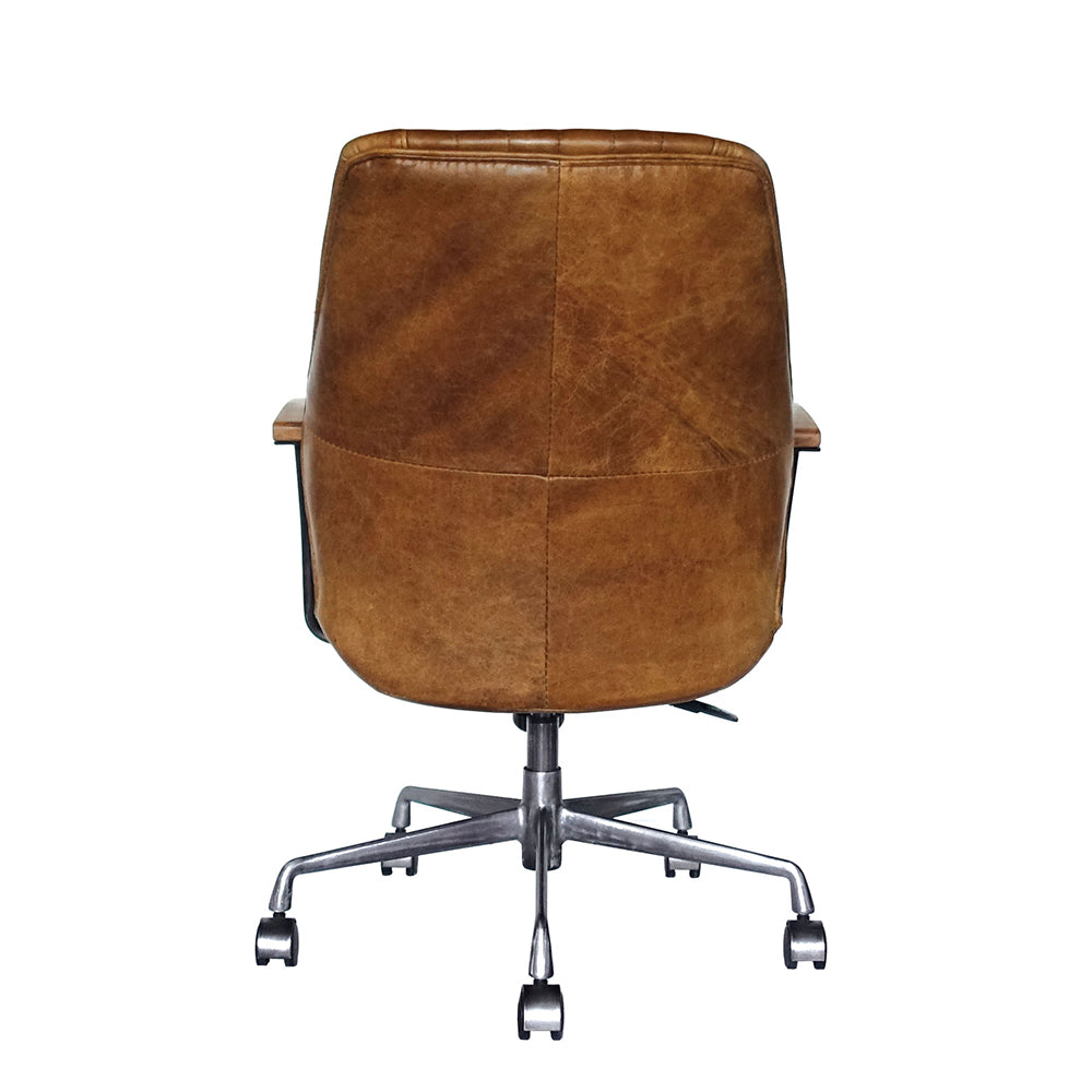 Hamilton Coffee Top Grain Leather Executive Office Chair
