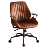 Hamilton Cocoa Top Grain Leather Executive Office Chair